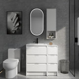 Pluriton 36 inch Freestanding Bathroom Vanity with Sink, Bathroom Vanity