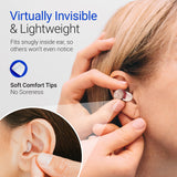 Oricle Standard 2.0 Hearing Aids for Seniors - Oricle Hearing Aids for Adults with Advanced Noise Cancellation - Easy Volume Control with Portable Charging Case
