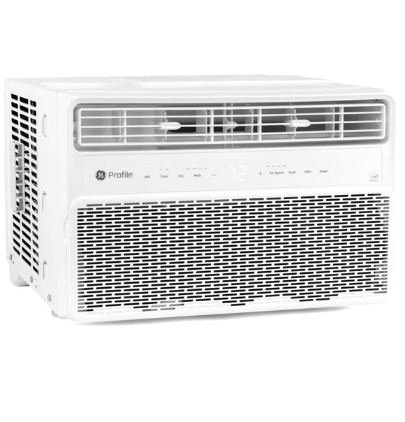 GE PROFILE PWDV14WWF Inverter Window Air Conditioner Unit 14,000 Energy Efficient AC Cooling up to 700 sq ft, Ultra Quiet