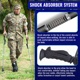 Ergobaum 7G by Ergoactives. 1 Pair (2 Units) of Ergonomic Forearm Crutches - Adult 5' - 6'6'' Adjustable (Purple)