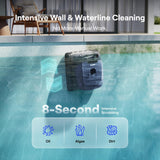 Beatbot Sora 10 Cordless Pool Vacuum Robot for Inground & Above Ground Pools, 6800 GPH Suction, Floor/Wall/Waterline/Shallow Area Cleaning, Waterline Parking, 300 Mins Runtime, Midnight Blue
