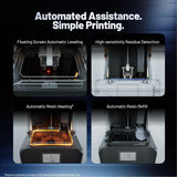 Reflex RS Turbo Resin 3D Printer with Amber Screen