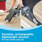 Dustbuster PIVOT VAC Cordless Handheld Vacuum, Home and Car Vacuum with Crevice Tool and Pivot Nozzle BLACK+DECKER