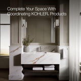 KOHLER Verticyl 17" Undermount Bathroom Vanity Sink With Overflow Drain, Undermount Bathroom Sink, White