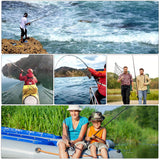 Sougayilang Spinning Fishing Rod and Reel Combos Portable Telescopic Fishing Pole Spinning reels for Travel Saltwater Freshwater Fishing Sougayilang