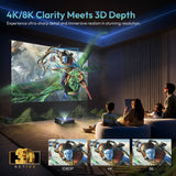 NothingProjector Motorized ALR Screen for Ultra Short Throw Projector, 85% Ambient Light Rejecting, 100 inch, Floor Rising, 4K/8K UHD, Active 3D, Anti Daylight, Electric Retractable Automatic NothPJ