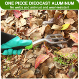Garden Tools, 8-Piece Garden Tool Set with Non-Slip Ergonomic Handles, Lightweight Aluminum Alloy Rust-Proof Durable Gardening Hand Tools