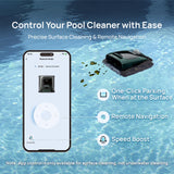 Beatbot AquaSense 2 Pro robotic pool cleaner, Unmatched 5-in-1 Cleaning, Surface Parking, Skimmer with APP Control, Water Clarification, for Pools up to 3,875 Sq.ft – Dark Green