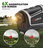 Golf Rangefinder with Slope, 30,000 Uses on a Single Charge, 0.28S Fast Flag Locking Vibration, USB-C Rechargeable