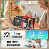 5.0 Upgrade Electric Meat Grinder【3500W Super Motor】【SGS Certified SUS304 Blade & Plate】3-Second Fast Meat Grinding, Perfect For Meat Grinders For Home Use (Black)