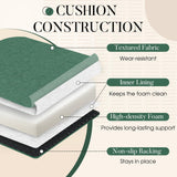 Basic Beyond Chair Cushions for Dining Chairs with Ties and Removable Cover
