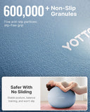 YOTTOY Anti-Burst Exercise Ball for Working Out, Yoga Ball for Pregnancy,Extra Thick Workout for Physical Therapy,Stability Ball for Chair Fitness with Pump (Blue)