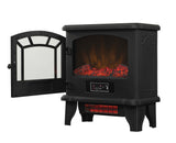 duraflame® Infrared Quartz Electric Fireplace Stove Heater, Black
