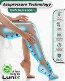 Lunix LX10 FSA Full Leg Massager with Heat & Air Compression, Foot Calf and Thigh Massage Boots for Everyday Recovery, Adjustable Fit, Cold Therapy Option, Handheld Controller, Charcoal Black