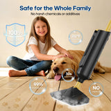 NEWBULIG Steam Mop for Hardwood/Tile/Carpet, Lightweight Steamer Cleaner for Floor Cleaning with 330ML Water Tank, Heats Up in 30 Seconds，16.4 FT Cord and 2 Washable Pads