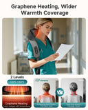Cordless Neck Shoulder Massager with Graphene Heating, FSA Eligible, Rechargeable Deep Tissue 4D Shiatsu Neck Massager for Pain Relief, Upgraded Massage Heads for Shoulder & Back Gifts for Mom Mother