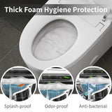 Luxury Smart Toilet with Bidet Built in, Auto Open Close, Foam Shield