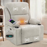 BRTHORY Electric Power Recliner, Nursery Rocking Chair with Glider & Swivel