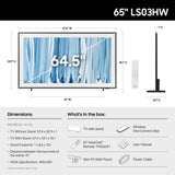 Samsung 65-Inch Class The Frame Pro LS03HW Series Samsung Vision AI Smart TV