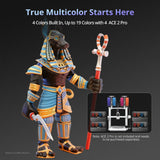 Kobra X Fast 3D Printer, Native 4-Color & 19-Color Maximum with 4 ACE 2 Pro, High Speed Large