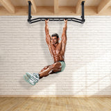 Kipika 48" Ceiling Mounted Pull Up Bar, Heavy Duty Multi-Grip Chin Up Bar,Mounted Pull Up Bar,Height Adjustable, Ideal for Home Gym and Strength Training Kipika