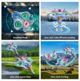 4DRC Foam Remote Control Airplanes for Kids Adults, RC Plane Airplane Toys for Boys Kids Beginners, RC Planes Fighter Jet Helicopter Drones for Kids Adults, 360° Flip Easy to Fly