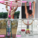 Ayombo Pull Up Assistance Bands, Heavy Duty Pull Up Resistance Bands for Strength Training, Adjustable Assist Band with Foot Strap, Suitable for Families Gyms Parks with Pull-Up Bars Equipment