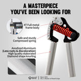 GD IRON GRIP 80.L Grip Strength Trainer Adjustable Hand Gripper Strengthener(55 to 176 lb) Hand Grip Exerciser Wrist Strengtheners for Golf Training Equipment Forearm Gripper GD