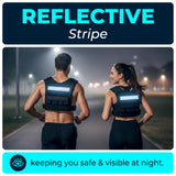 Weighted Vest Adjustable for Men & Women – Strength Training Weight Vests for Walking, Running, Fitness & Cross Training, Adjustable Weighted Vest for Men's Workouts, Rucking, 35LB, Black