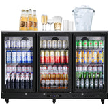 BODEGACOOLER Commercial Bar Cooler With 3 Glass Doors