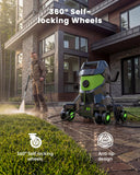 KVAOK Pressure Washer, Power Washers 5000PSI, 3.0GPM with 4 Quick Connect Nozzles, High Pressure Cleaner with Foam Cannon for Car,Driveway, Patio, Fence