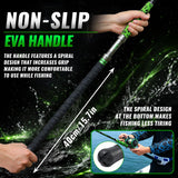 Sougayilang 7' Catfish Rod and Reel Combo, Medium Heavy 2-Piece Carbon Fiber Casting Rod with Solid Carbon Tip, Trolling Reel for Freshwater and Saltwater, Big Game Fish-30size（Left）