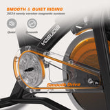 YOSUDA Light Commercial Exercise Bike for Home Magnetic Exercise Bike Stationary 350LB Capacity, Exercise Bike with Bluetooth, Indoor Cycling Bike with Tablet Mount & Comfortable Seat Cushion YOSUDA