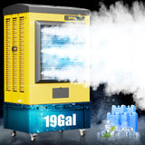 AKIRES 6500CFM Swamp Coolers,Portable Evaporative Air Cooler for 1600 Sq.ft of Space, Cooling Fan for Outdoor, Indoor Use(48IN)