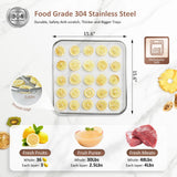 Ausegia Commercial Large 12 Trays Food Dehydrator, Usable Area up to 22.67ft², 1200W Full Stainless Steel Dryer Machine, up to 190℉ Temperature, for Meat, Fruit, Veggies, Beef, Herbs, Pet Foods