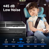 BODEGACOOLER 12 Volt Car Refrigerator, RV Car Fridge Dual Zone APP Control, Portable Freezer,121 Quart (115L) -4℉-68℉