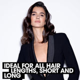ghd Chronos Curve Classic Curling Iron, 1 Inch Barrel, Professional Curling Wand, Defined Waves, HD Frizz-Free Curls, 365°F Temperature, Black