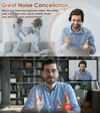 Wireless Headset, Bluetooth Headset with Noise Cancelling Microphone & USB Dongle for PC/Computer/Laptop/Cell Phones Soothielec