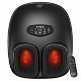 Snailax Shiatsu Foot Massager with Heat, Deep Kneading, Compression, Vibration, Electric Feet Massage Machine for Plantar Fasciitis,Neuropathy,Foot Warmer,Remote Control,Size 13,Mother's Day Gifts