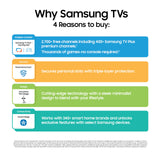 Samsung 65-Inch Class QLED Q7F Series Samsung Vision AI Smart TV (2025 Model, 65Q7F) Quantum HDR, Object Tracking Sound Lite, Q4 AI Gen1 Processor, 4K upscaling, Gaming Hub, Alexa Built-in