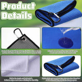 Batiyeer 50 Pcs Golf Towels Bulk for Bags 16'' x 16'' Microfiber Waffle Pattern Golf Towel (Multi Colors)
