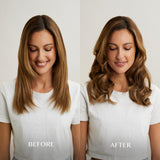 Kristin Ess 3-in-One Titanium Hair Straightener and Curler 2 in 1 Combo + Waver for Women - 1 1/4" - 440 Degrees - Professional Ionic Dual Voltage Flat Iron + Travel Cap - Frizzy, Curly + Thick Hair