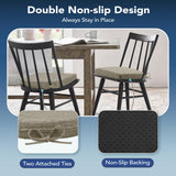 Chair Cushions for Dining Chairs, Non Slip Chair Pads with Ties and Washable Covers