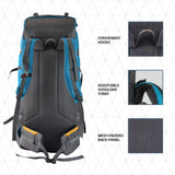 TRAWOC STONEX 60 Ltr Travel Backpack Trekking Rucksack bag for Men & Women Travel Camping Hiking Backpack, Sky Blue