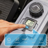 JLL Elliptical Exercise Machine, Mini Elliptical Cross Trainer 2-in-1 Sit/Stand, 8-Level Magnetic Resistance, Compact Home & Office