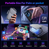 Tylvx Mini PC 5.7" Touchscreen Handheld Computer, 8GB RAM 256GB SSD, N95 up to 3.4GHz, Win 11, Backlit Keyboard, WiFi6 BT5.2, Dual Type-C, HDMI 2.1 DP, Small Portable PC