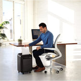 LX210 P-4 Micro-Cut Paper Shredder, Jam-Proof Heavy-Duty Paper Shredder for Office, 16 Sheet Capacity, Black Fellowes