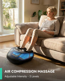 Snailax Shiatsu Foot Massager with Heat, FSA Eligible, Kneading, Compression, Vibration, Feet Massage Machine for Plantar Fasciitis, Neuropathy, Foot Warmer, Gifts for Women Men,Size 13