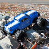 Redcat Racing Volcano 16 1/16 Scale RC Monster Truck – Electric Remote Control Car with 4WD, LED Lights, 2.4GHz Radio, 2 Rechargeable Li-Ion Batteries & Charger - Blue