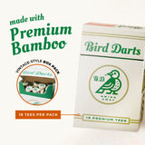 10 Packs of 18 Wooden Golf Tees in Cigarette-Style Packaging | Durable, Biodegradable 2 ¾ Golf Tees